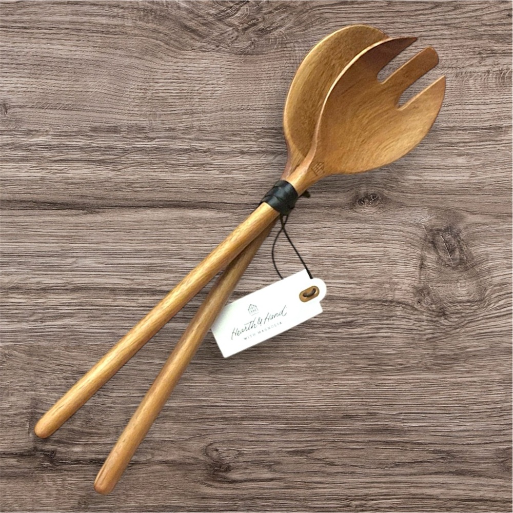 Hearth & Hand Magnolia Wooden Cooking Utensils - Brown